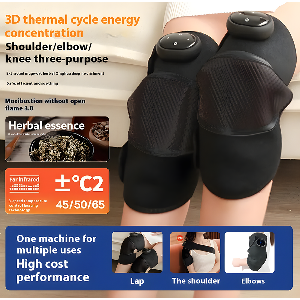 Relivo JointRelief 3-in-1 — Heated Vibration Knee, Elbow & Shoulder Brace
