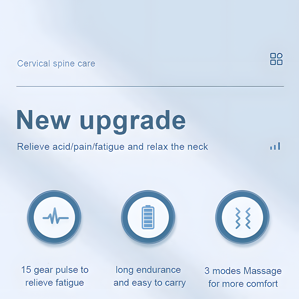 Relivo NeckRelief Pro — Wearable Hot Pulse Neck Massager