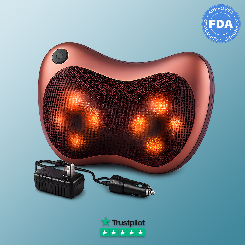 Relivo KneadRelief Pillow — Infrared Kneading Massage Cushion