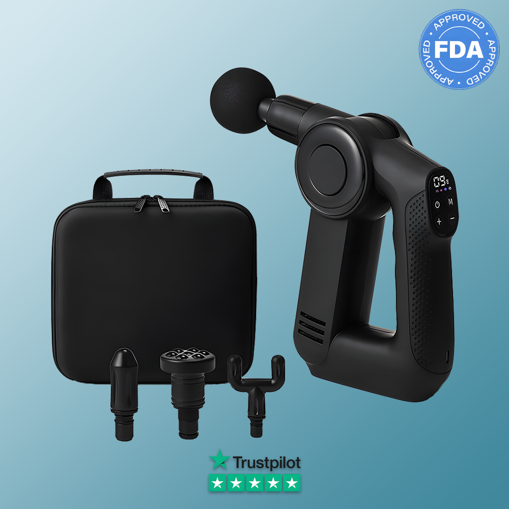 Relivo DualRelief Pro — Folding Hot & Cold Massage Gun