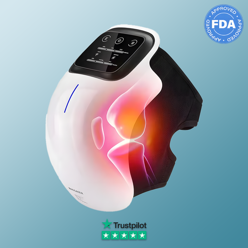 Relivo KneeRelief Pro — Wireless Red Light Infrared Knee Massager