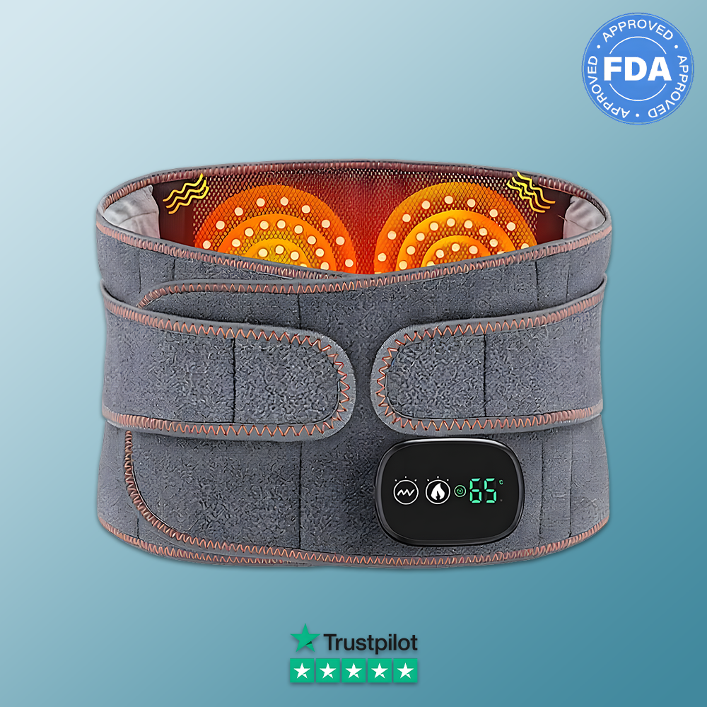 Relivo WaistRelief Pro — Red Light Heating Massage Belt