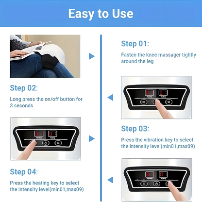 Relivo KneeRelief Pro — Wireless Red Light Infrared Knee Massager