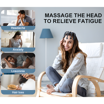 Relivo ScalpRelief Pro — Bluetooth Octopus Head & Scalp Massager