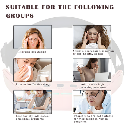 Relivo SleepWave Pro — Forehead Pulse Sleep & Stress Relief Headband
