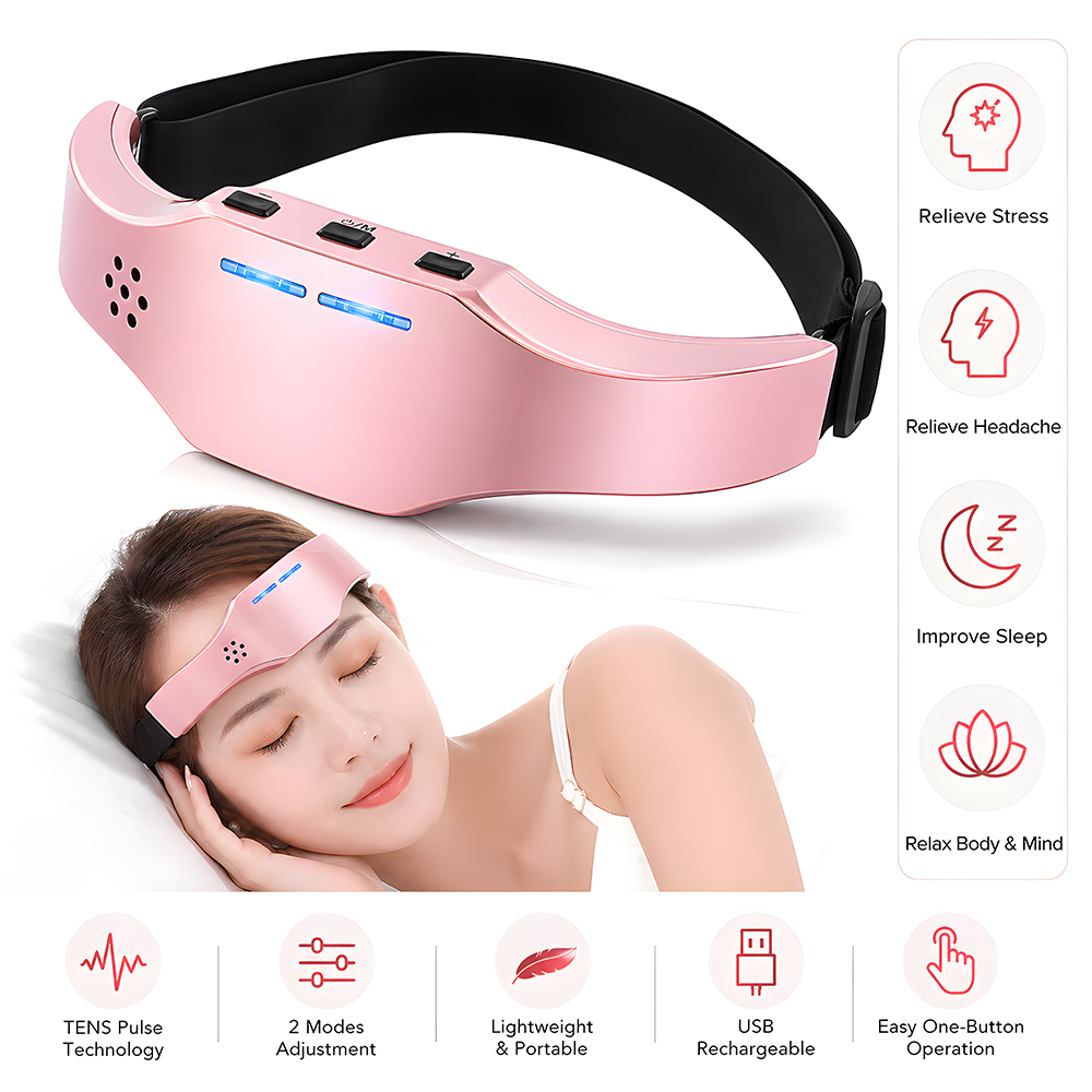 Relivo SleepWave Pro — Forehead Pulse Sleep & Stress Relief Headband