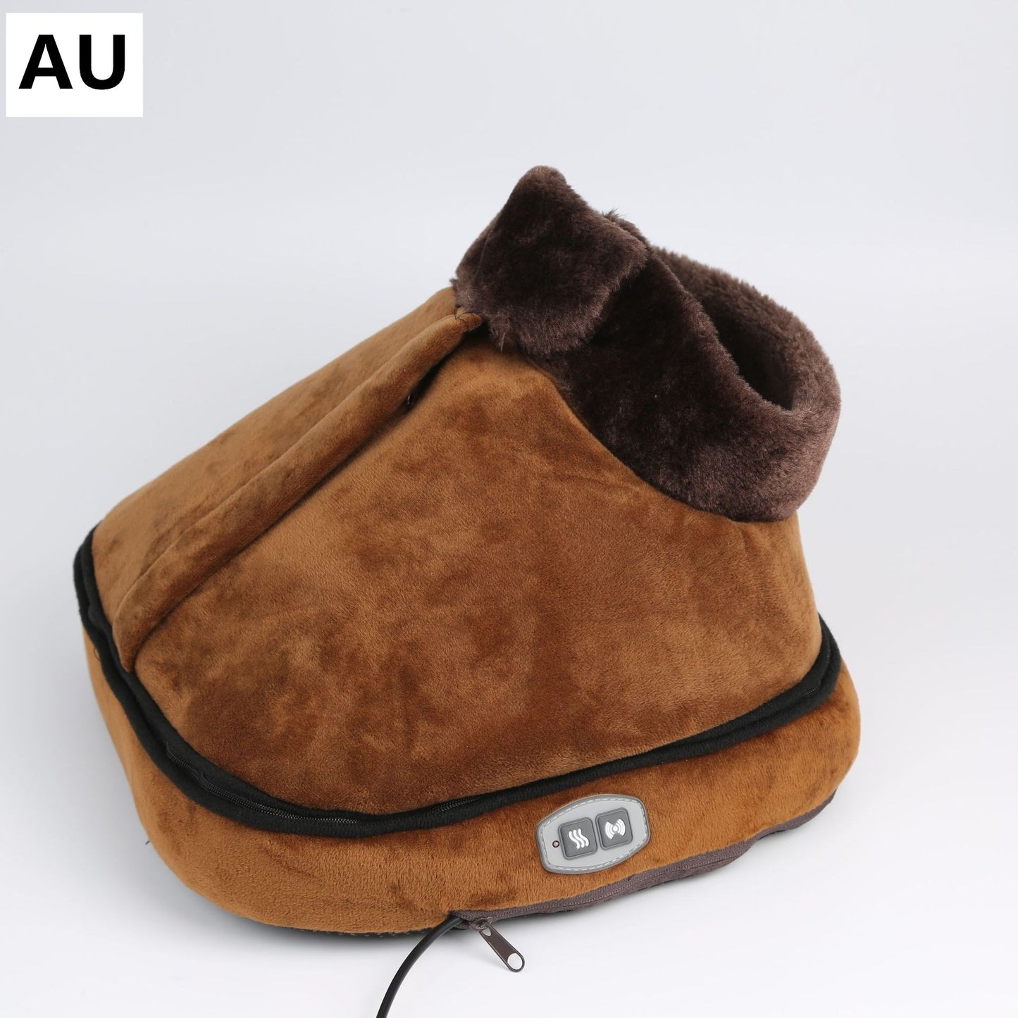 Relivo VelvetWarm Pro — 2-in-1 Electric Heated Foot Warmer & Massage Slipper