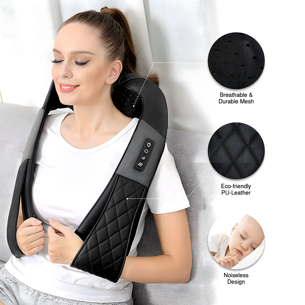 Relivo ShoulderWrap Pro — Kneading Heat Neck & Shoulder Massager