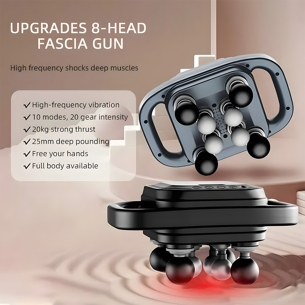 Relivo HeatRelief 8 — Hot Compress Massage Gun