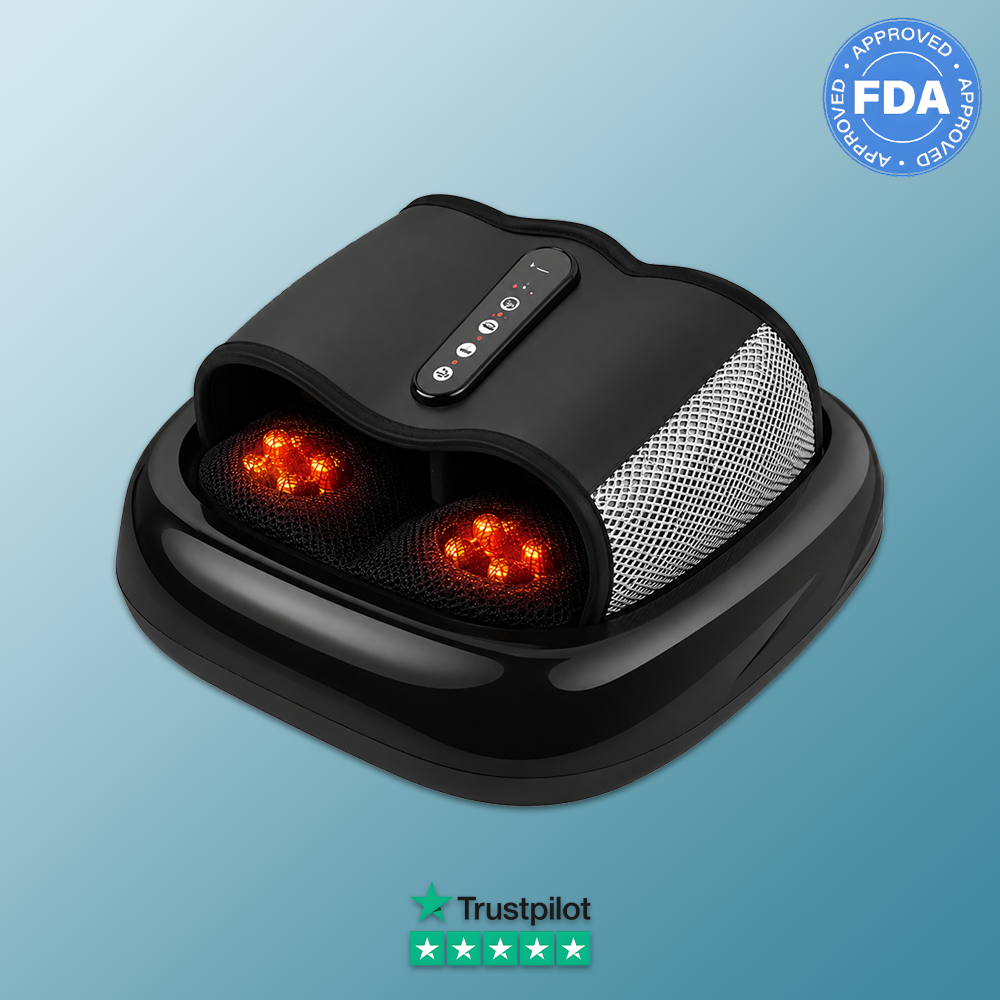 Relivo SoleRelief Mini — Slide-In Kneading Heat Foot Massager