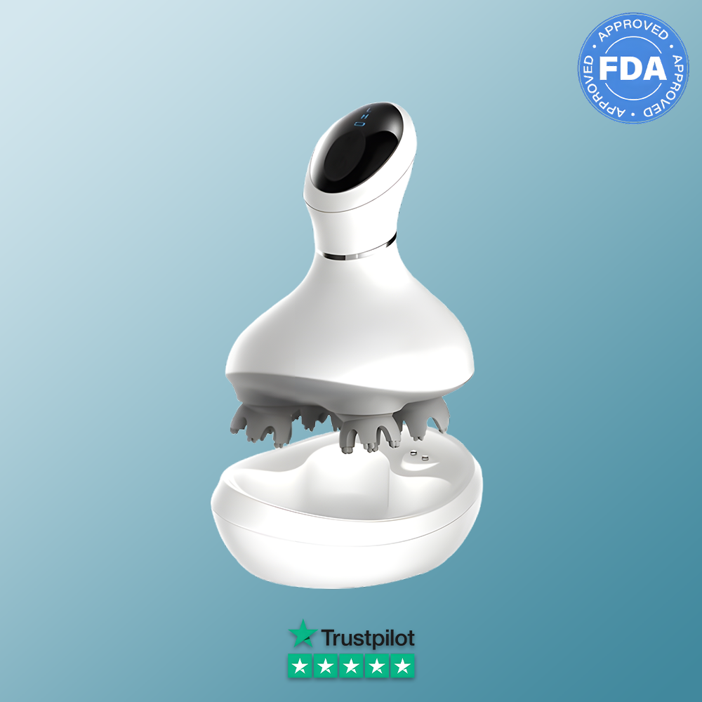 Relivo ScalpFlow Pro — Waterproof Electric Scalp & Head Massager