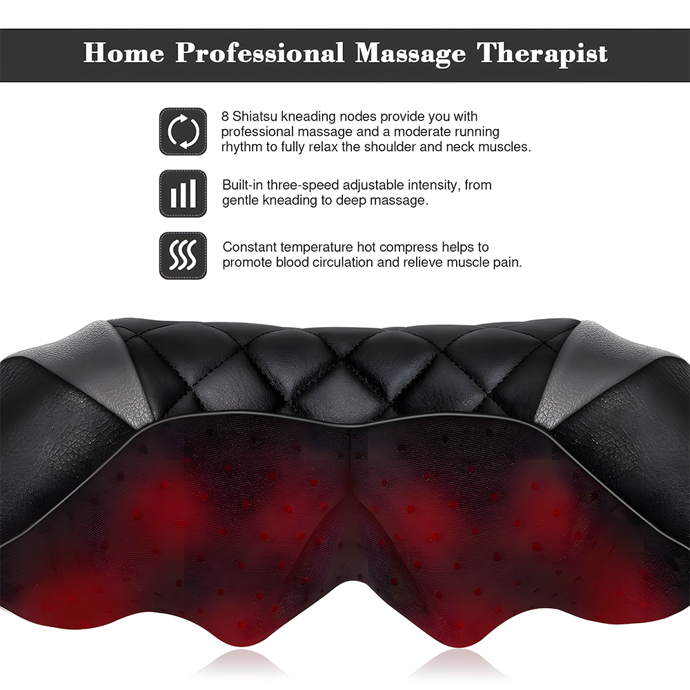 Relivo ShoulderWrap Pro — Kneading Heat Neck & Shoulder Massager