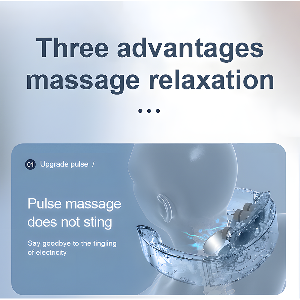 Relivo NeckRelief Pro — Wearable Hot Pulse Neck Massager