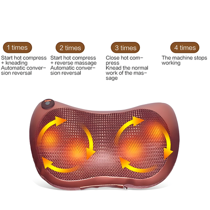 Relivo KneadRelief Pillow — Infrared Kneading Massage Cushion