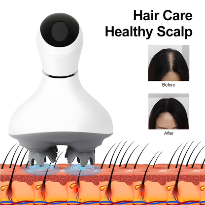 Relivo ScalpFlow Pro — Waterproof Electric Scalp & Head Massager