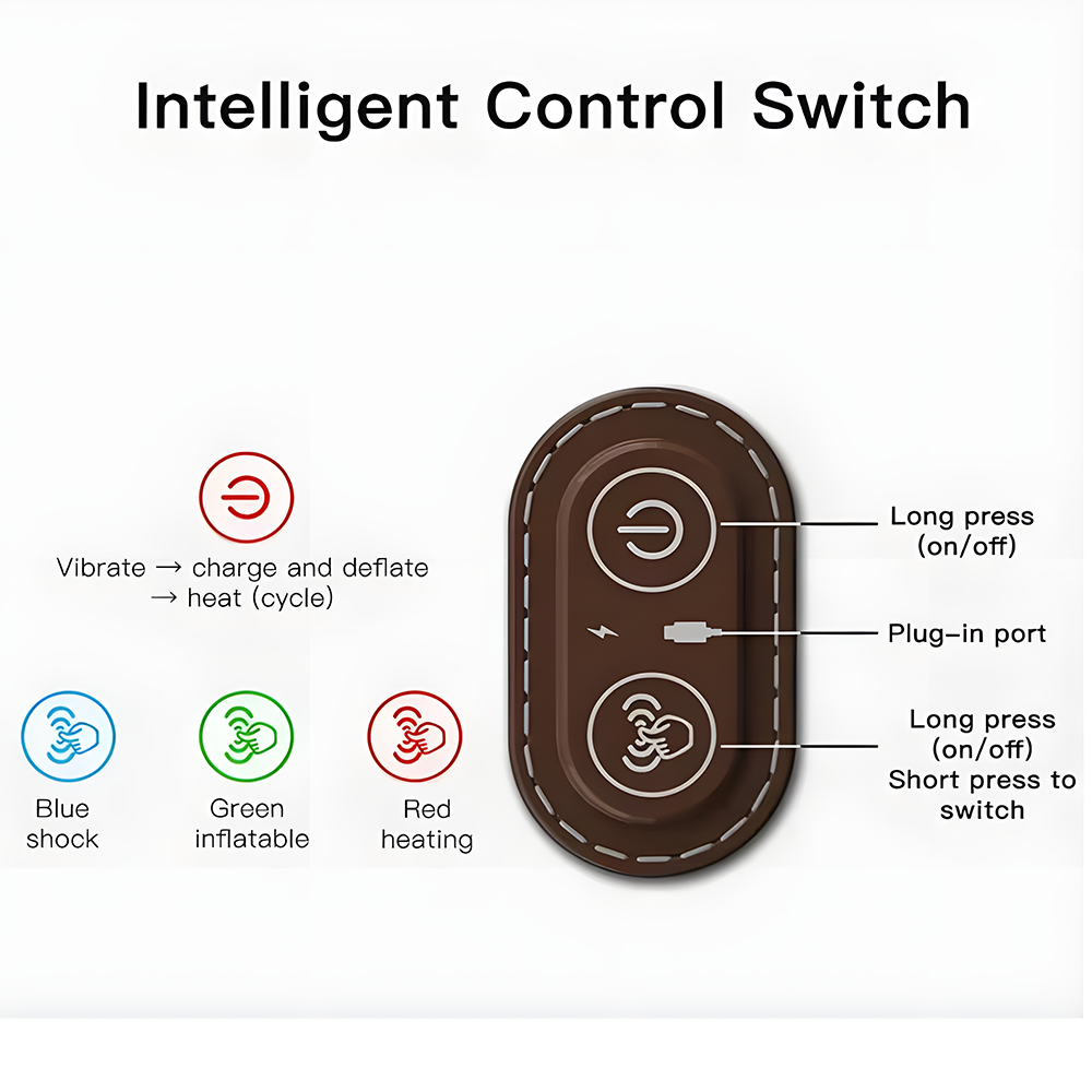 Relivo SpineEase Pro — Memory Foam Back Decompression Pillow