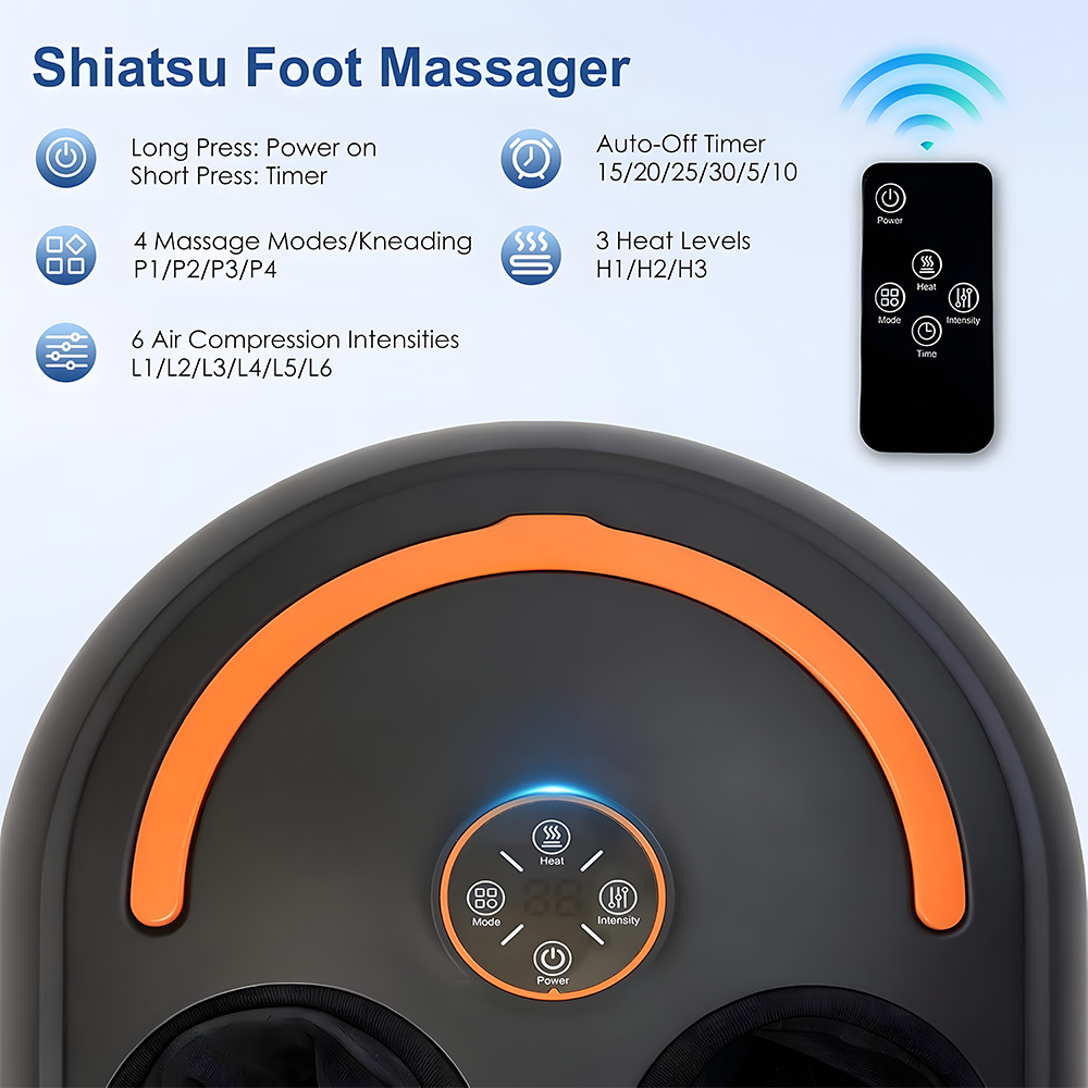 Relivo LuxeStep Air — Remote Control Foot & Sole Massager