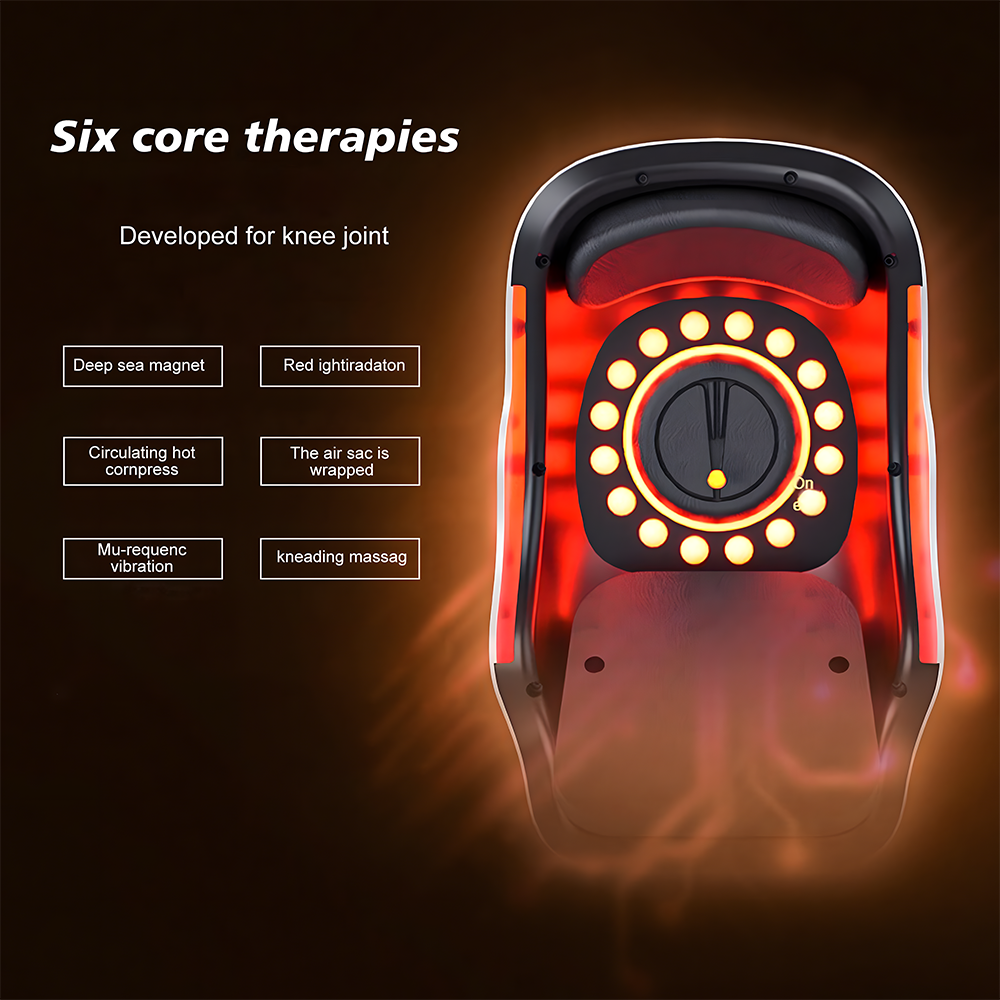 Relivo KneeRelief Pro — Wireless Red Light Infrared Knee Massager