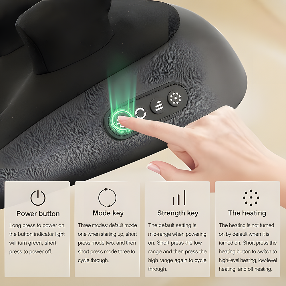 Relivo PinchRelief Pro — Infrared Kneading Heat Neck & Shoulder Massager