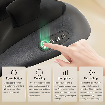 Relivo PinchRelief Pro — Infrared Kneading Heat Neck & Shoulder Massager