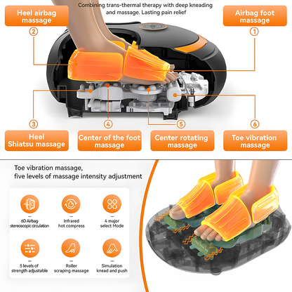 Relivo LuxeStep Air — Remote Control Foot & Sole Massager