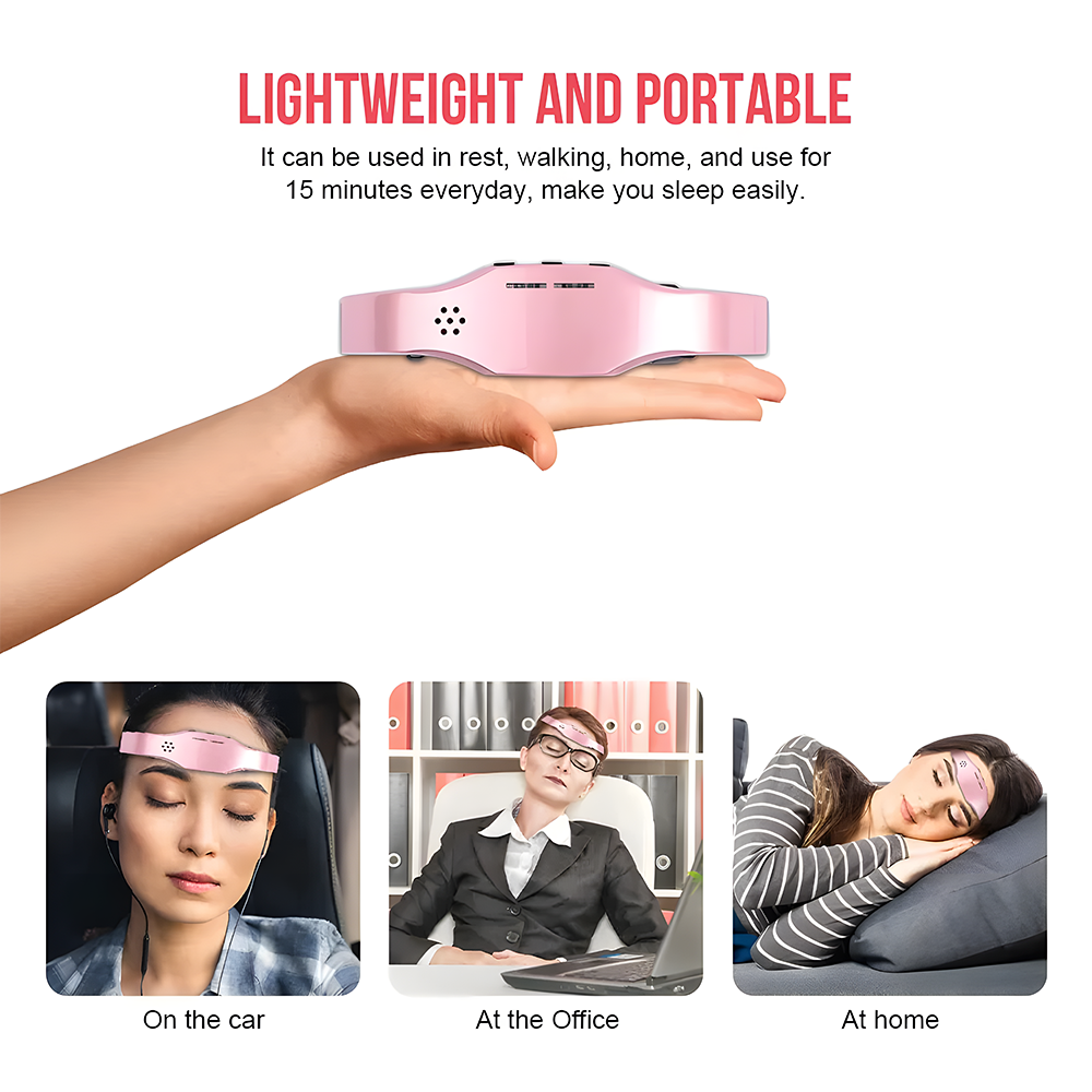 Relivo SleepWave Pro — Forehead Pulse Sleep & Stress Relief Headband