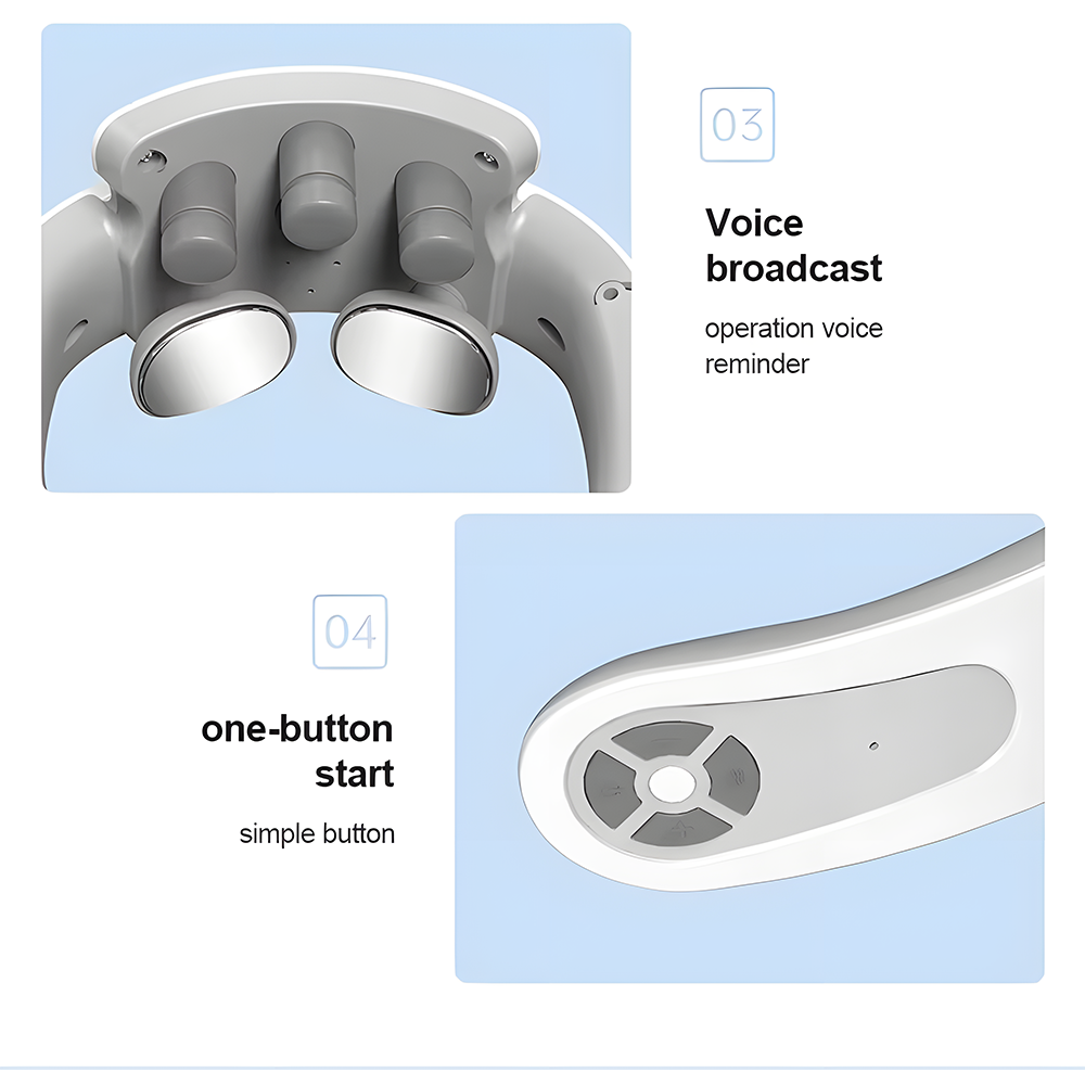 Relivo NeckRelief Pro — Wearable Hot Pulse Neck Massager