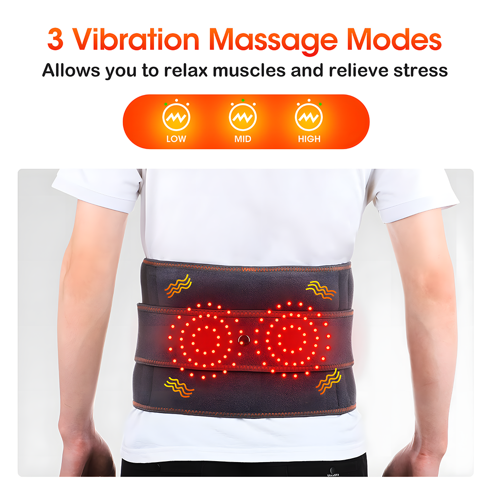 Relivo WaistRelief Pro — Red Light Heating Massage Belt
