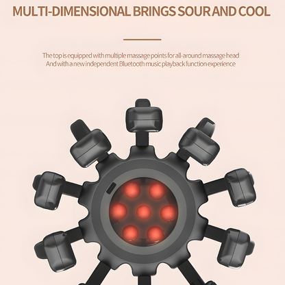 Relivo ScalpRelief Pro — Bluetooth Octopus Head & Scalp Massager