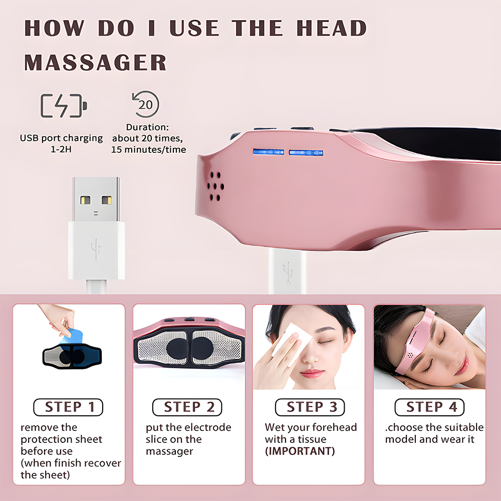 Relivo SleepWave Pro — Forehead Pulse Sleep & Stress Relief Headband