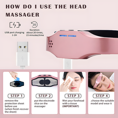 Relivo SleepWave Pro — Forehead Pulse Sleep & Stress Relief Headband