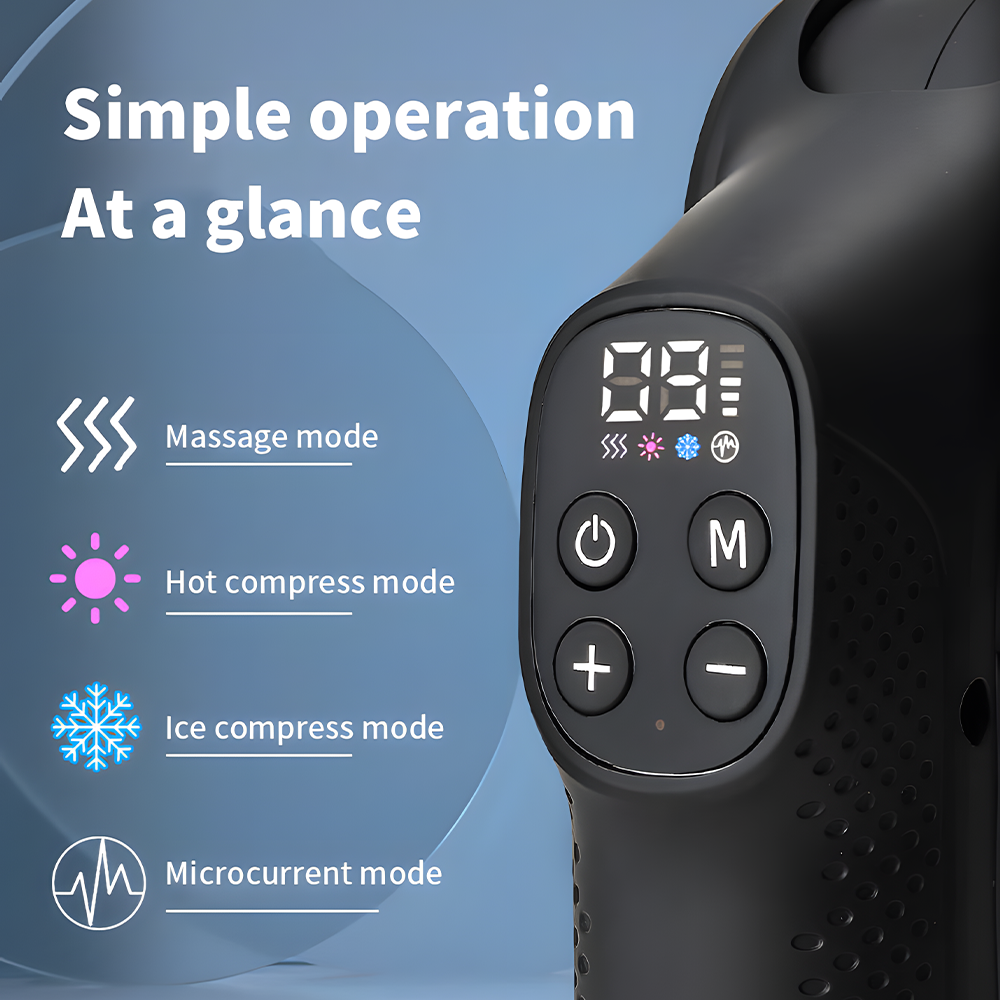 Relivo DualRelief Pro — Folding Hot & Cold Massage Gun