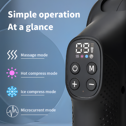 Relivo DualRelief Pro — Folding Hot & Cold Massage Gun