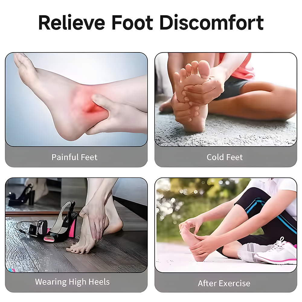 Relivo SoleRelief Mini — Slide-In Kneading Heat Foot Massager