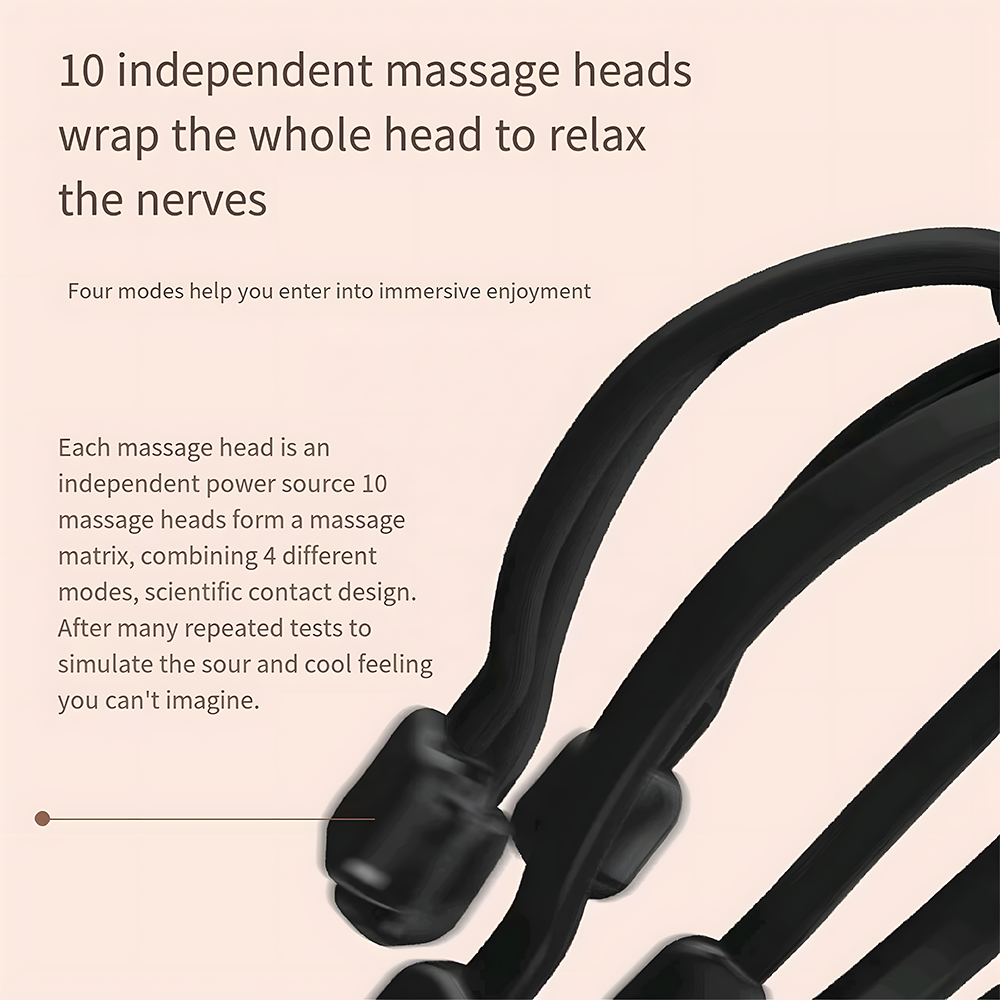 Relivo ScalpRelief Pro — Bluetooth Octopus Head & Scalp Massager