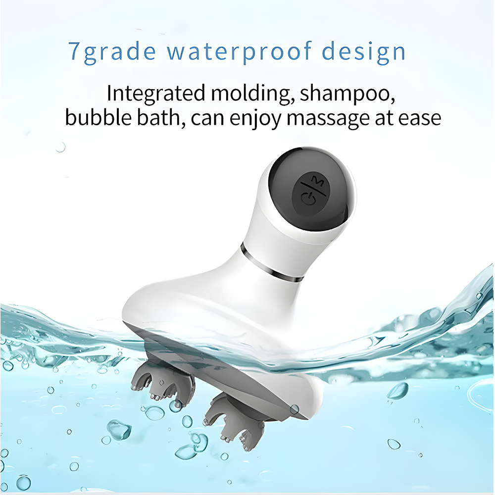Relivo ScalpFlow Pro — Waterproof Electric Scalp & Head Massager