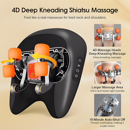 Relivo PinchRelief Pro — Infrared Kneading Heat Neck & Shoulder Massager
