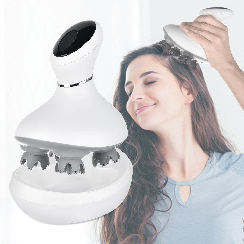Relivo ScalpFlow Pro — Waterproof Electric Scalp & Head Massager