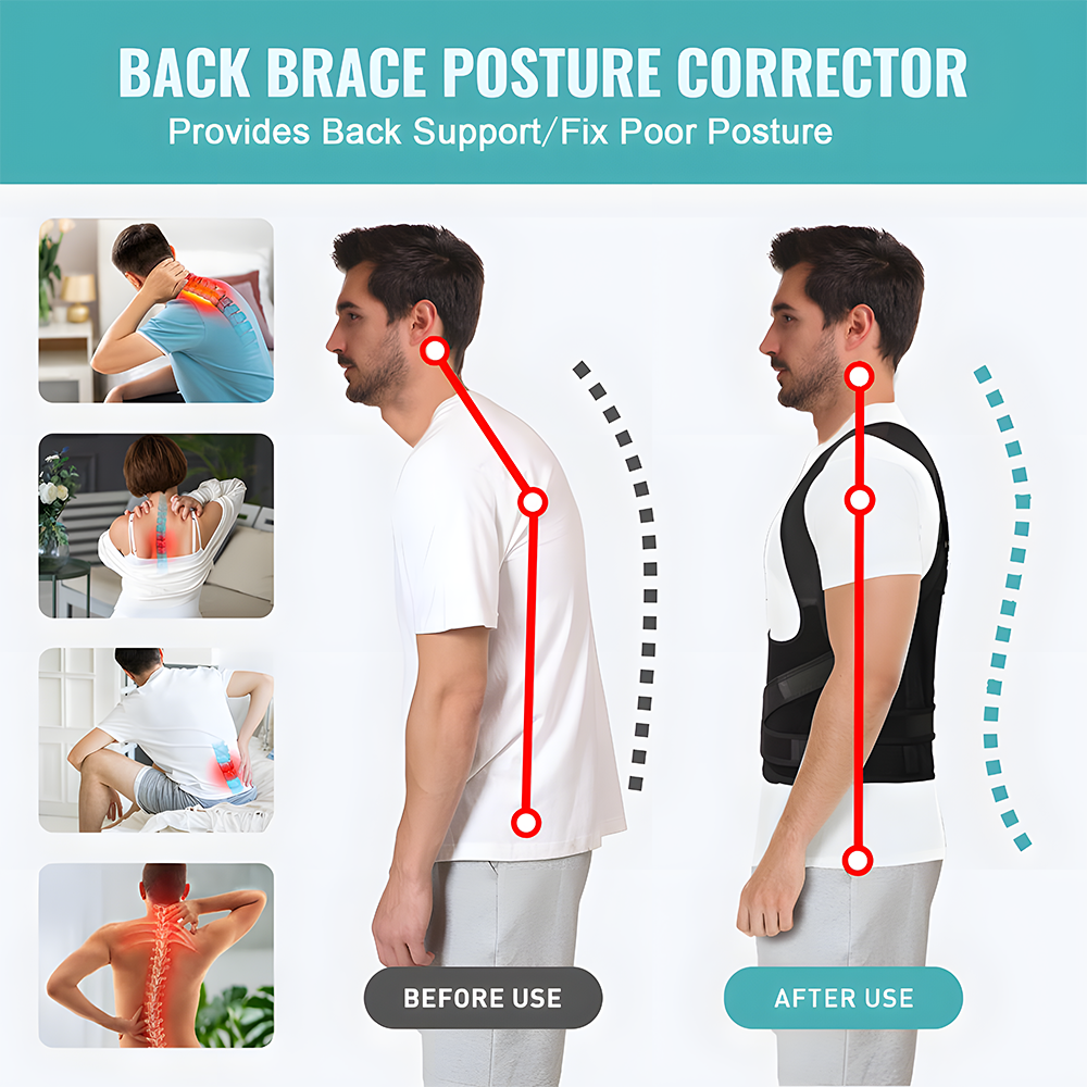 Relivo PostureCorrect Pro — Invisible Back & Shoulder Straightener