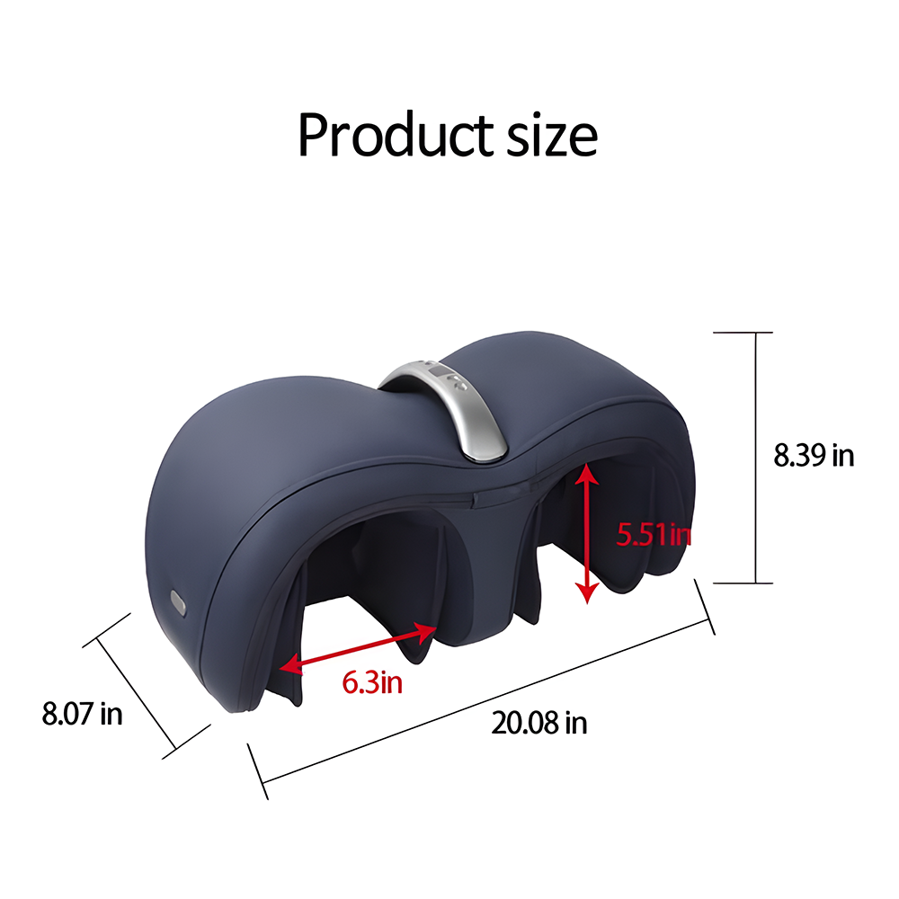 Relivo KneeAir Pro — Air Compression Heat & Vibration Knee Massager