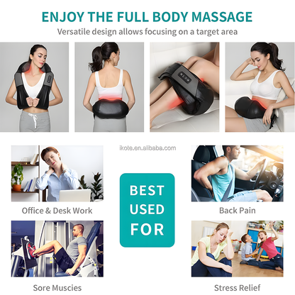 Relivo ShoulderWrap Pro — Kneading Heat Neck & Shoulder Massager