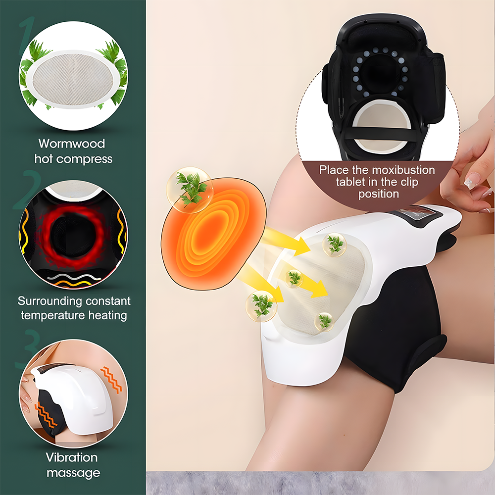 Relivo KneeRelief Pro — Wireless Red Light Infrared Knee Massager