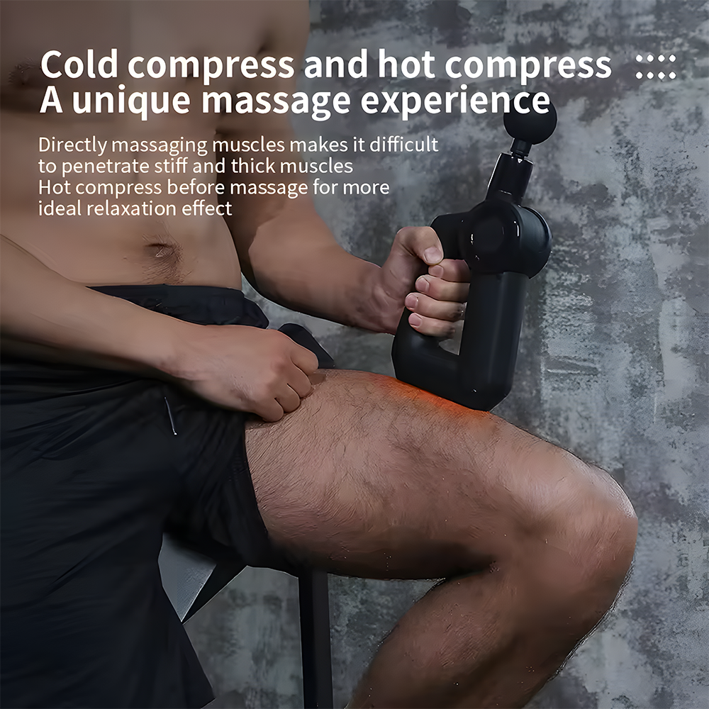 Relivo DualRelief Pro — Folding Hot & Cold Massage Gun