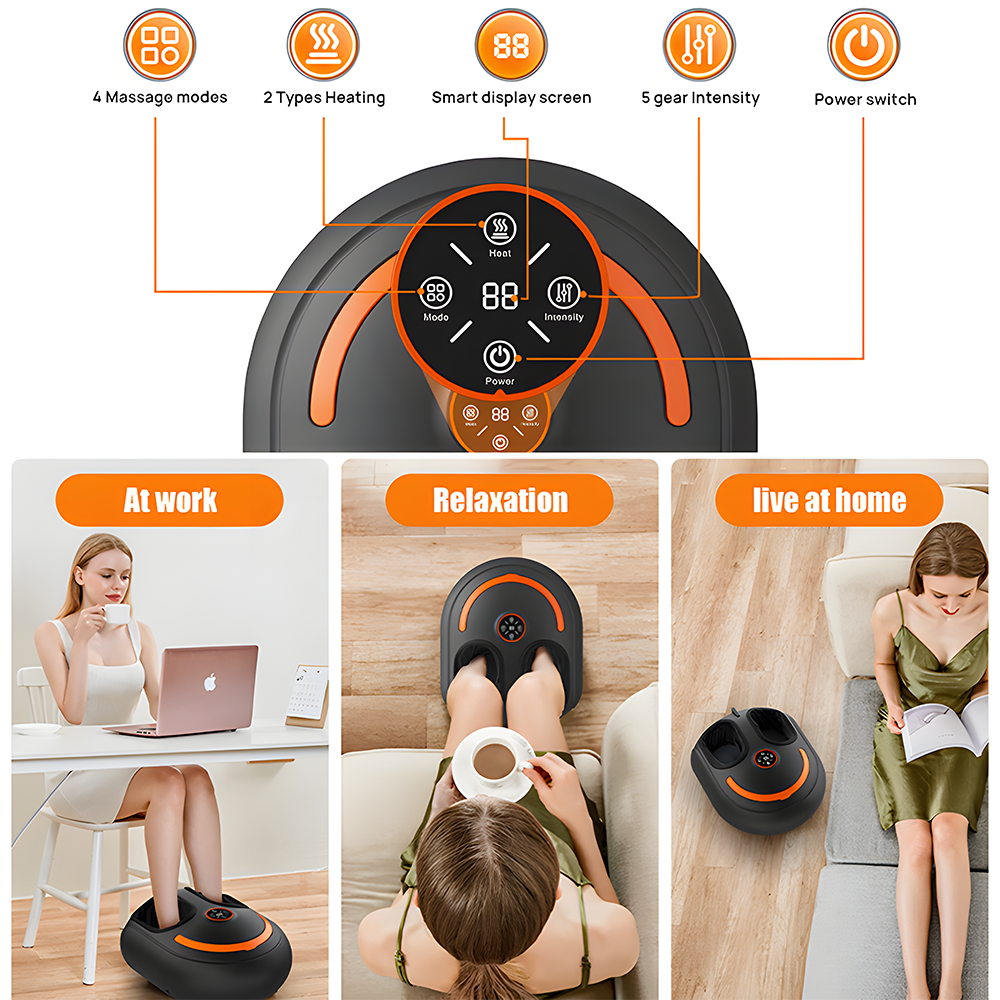 Relivo LuxeStep Air — Remote Control Foot & Sole Massager