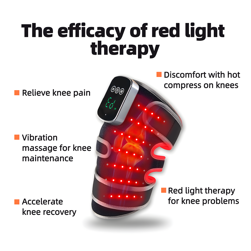 Relivo KneeWarm Pro — Red Light Heating Vibration Knee Massager