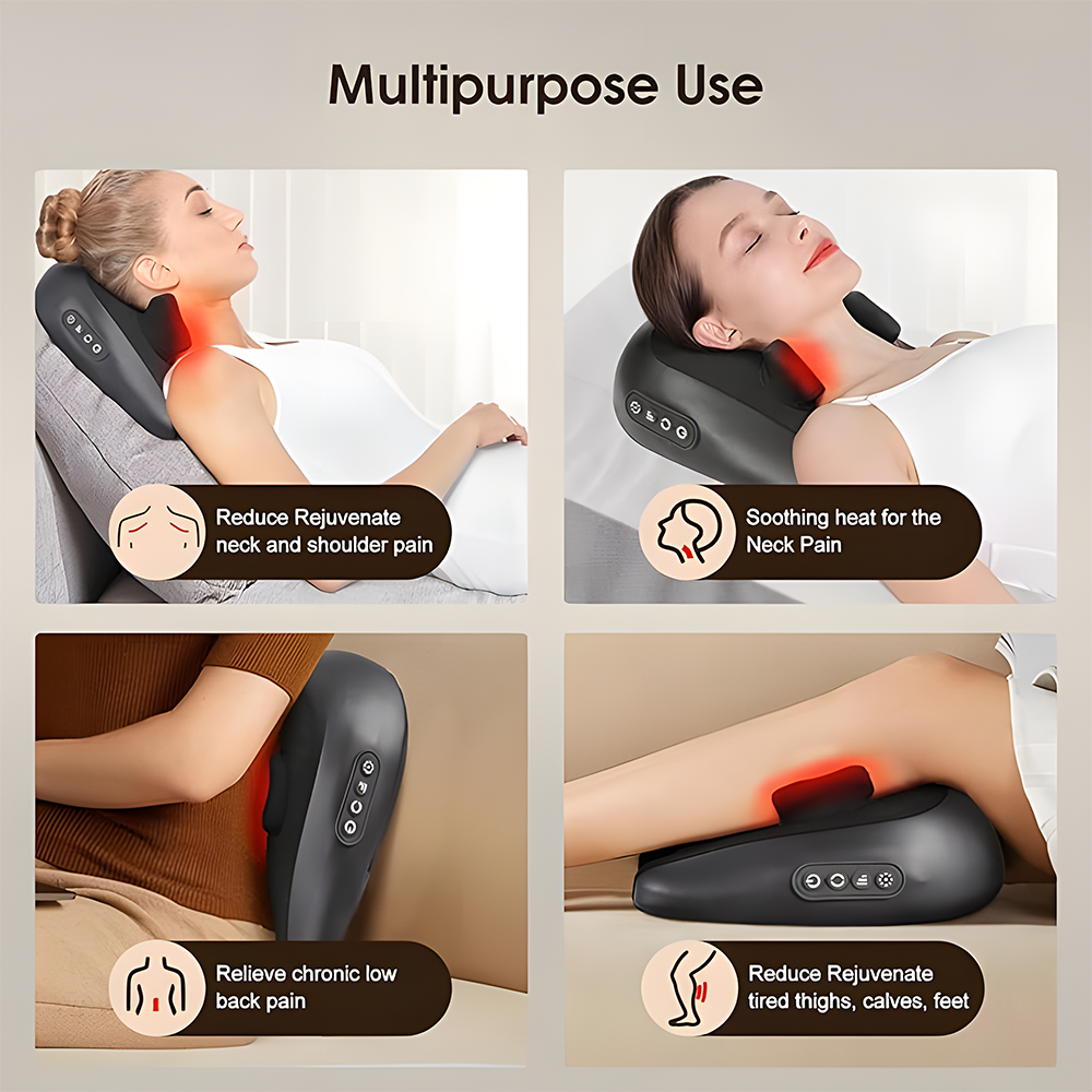 Relivo PinchRelief Pro — Infrared Kneading Heat Neck & Shoulder Massager