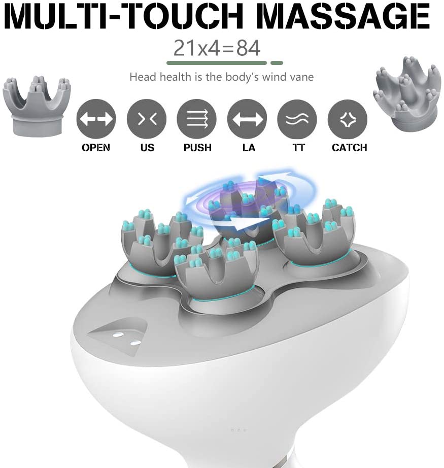 Relivo ScalpFlow Pro — Waterproof Electric Scalp & Head Massager